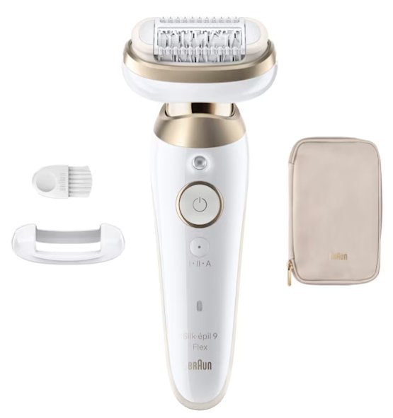Depiladora Eléctrica Braun Silk-Épil 9 Flex Ses9011 Blanco/Dorado