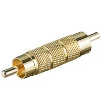 Goobay Cinch Adaptador Stecker > Stecker (Gold) 11596