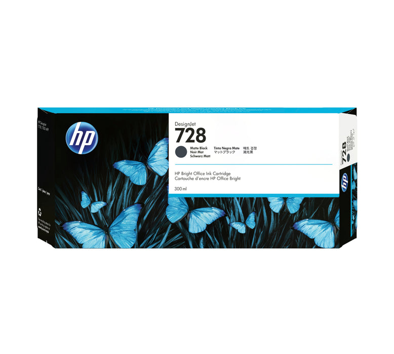 EAN 0888793397879 - HP 728 300-ml Matte Black DesignJet Ink Cartridge cabeza de impresora Inyección de tinta térmica imagen 1