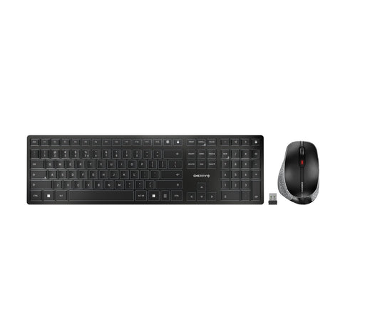 EAN 4025112102264 - CHERRY DW 9500 SLIM teclado Ratón incluido Universal RF Wireless + Bluetooth AZERTY Belga Negro, Gris imagen 1