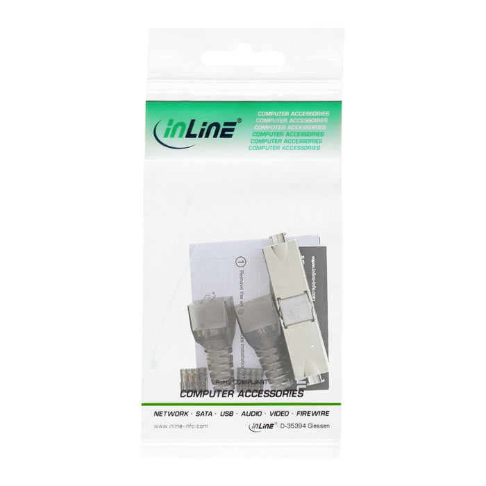 Caja De Conexión Inline Cat.6a 600 Mhz Lsa Blindado