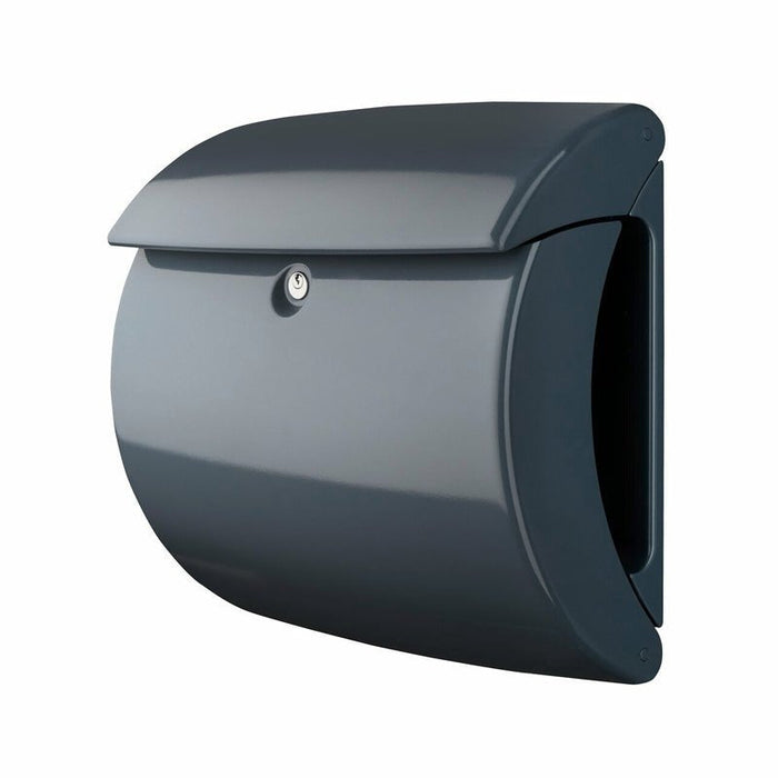 Burg-Wächter Piano 886 Granit Briefkasten Plástico Gris