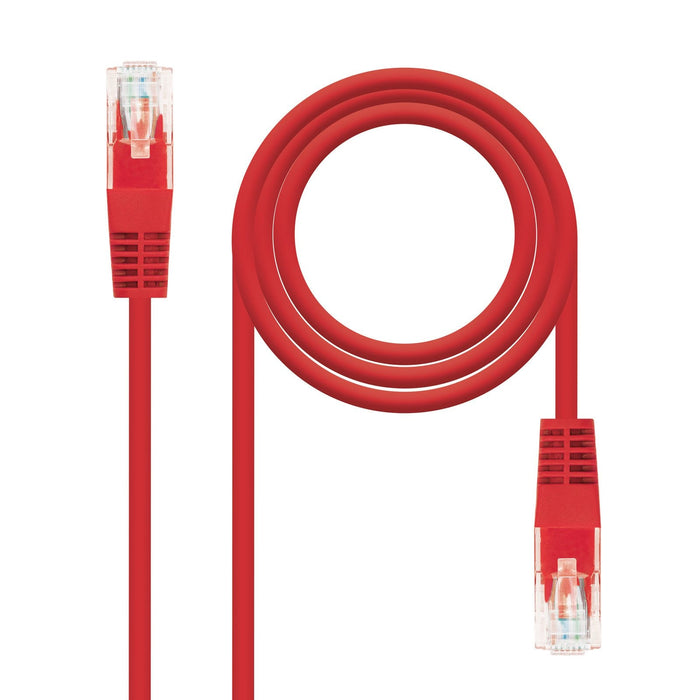 Nanocable Cable De Red Rj45 Cat.5e Utp Awg24 3m - Rojo