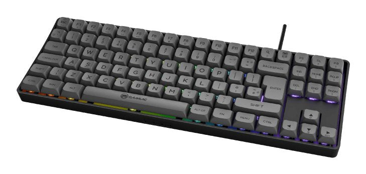 Teclado Mecánico Gamiac Tkl Rgb90g Kailh Red Negro/Gris