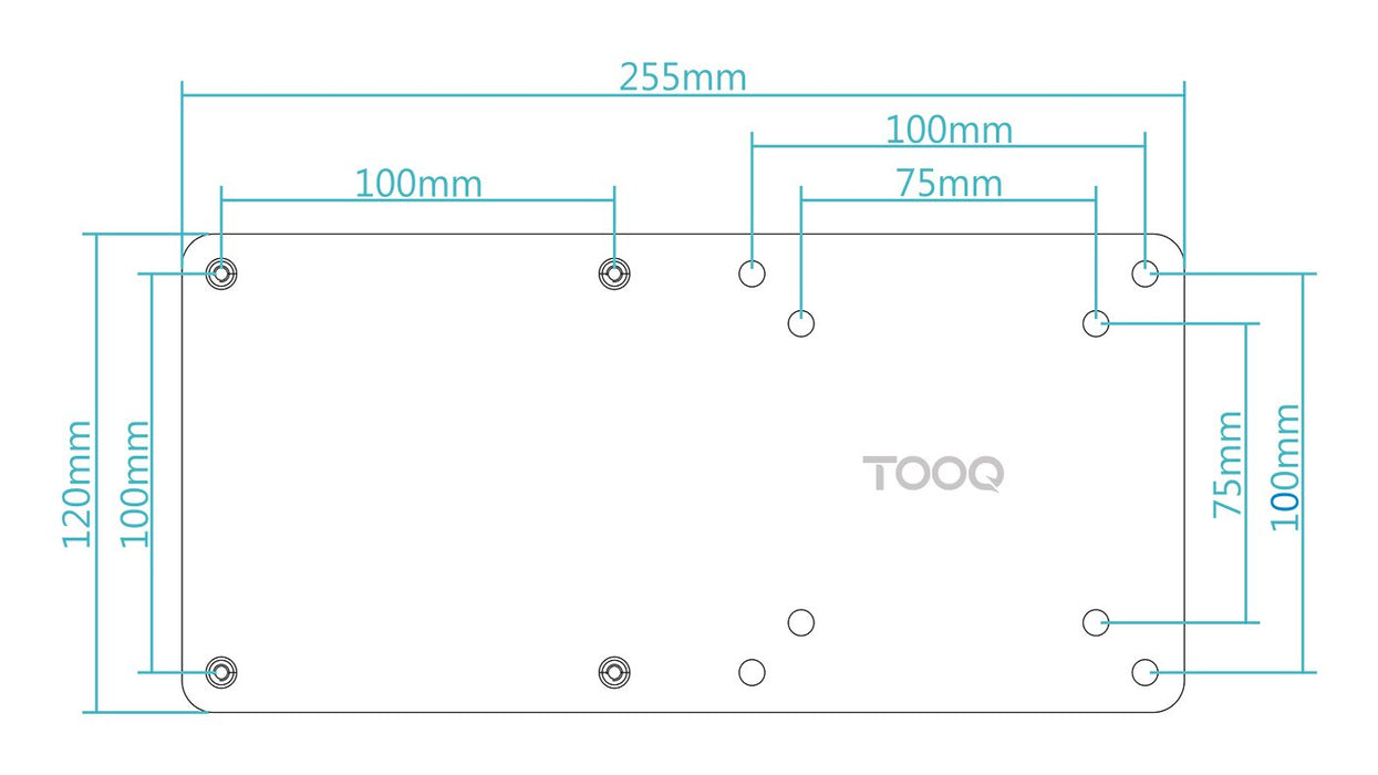 EAN 8433281010093 - TooQ TCCH0007-B kit de montaje Negro imagen 5