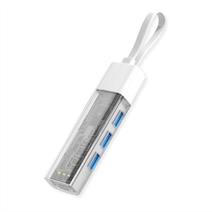 EAN 7630049635111 - ROLINE 14.02.5062 hub de interfaz USB Tipo C 5000 Mbit/s Blanco imagen 1