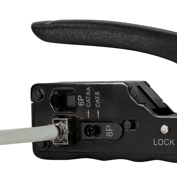 EAN 4052792058000 - LogiLink WZ0025 crimpadora Herramienta para prensar Negro imagen 5