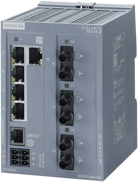 Siemens 6gk5205-3bb00-2ab2 Industrial Ethernet Switch 10 - Switch - 0,1 Gbps