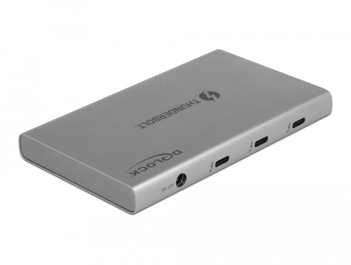 Delock Hub Thunderbolt 4 De 3 Puertos Con Puerto Superspeed Usb 10 Gbps Tipo-A - 8k