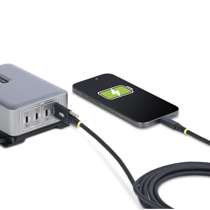 EAN 0065030916806 - StarTech.com S2CEPR3M-USBSL-CABLE cable USB USB 2.0 USB C Negro imagen 9
