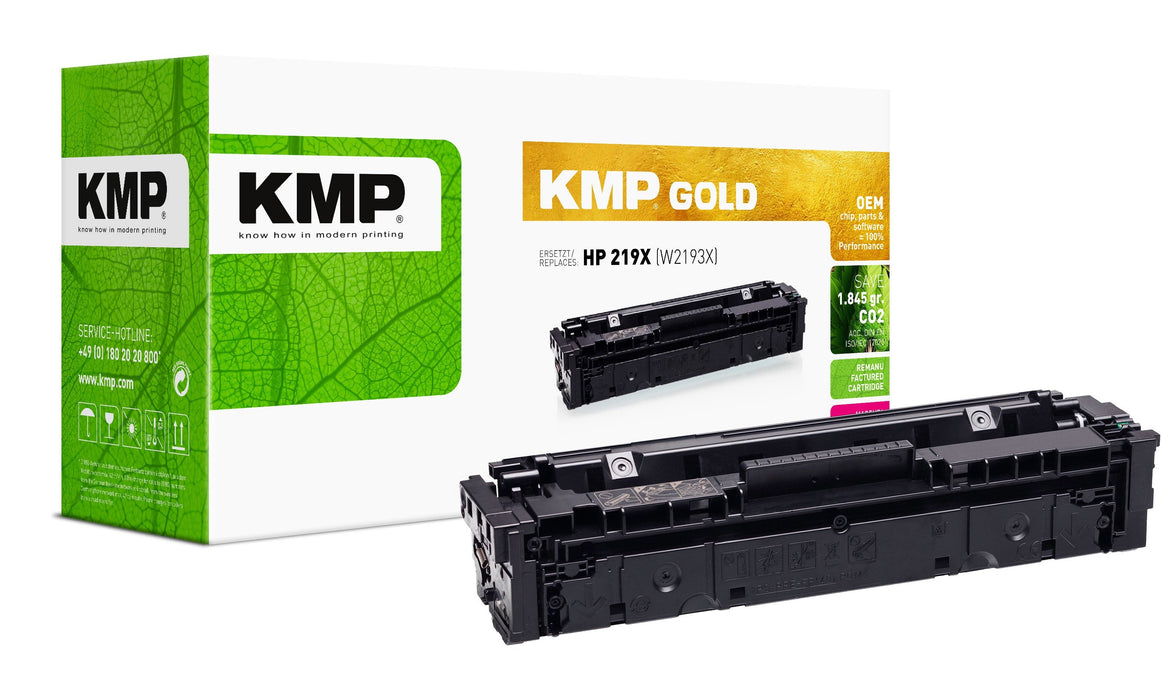 Kmp Gold Toner Hp 219x W2193x Magenta 2500 Copias Remanufactured