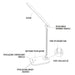 EAN 5901811409998 - Montis Lampka biurkowa wielofunkcyjna LED MT042-BK Czarna/Black lámpara de mesa 5,7 W F Negro imagen 8
