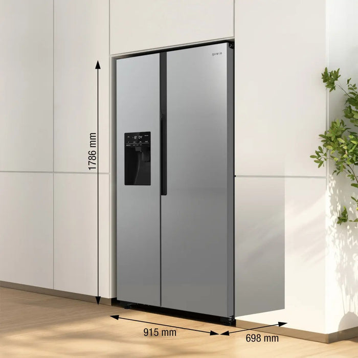 EAN 3838782837012 - Gorenje NRR9185ESXL nevera puerta lado a lado Independiente 566 L Gris imagen 3
