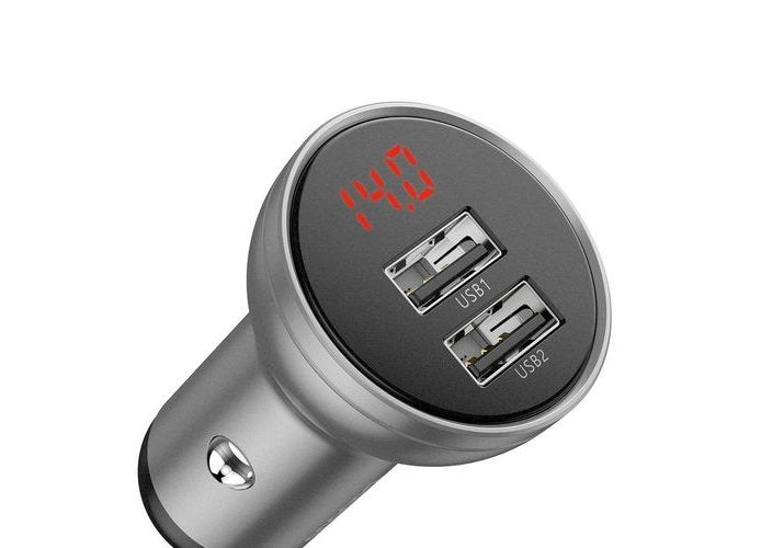 EAN 6953156215382 - Baseus CCBX-0S cargador de dispositivo móvil Universal Plata Encendedor de cigarrillos Auto imagen 2