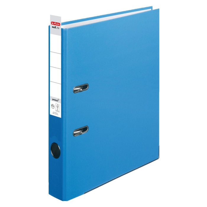 Carpeta Herlitz Max.File Protect A4 5cm Aqua