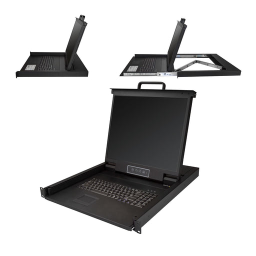 EAN 0065030872492 - StarTech.com RKCONS1901 consola de rack 48,3 cm (19") 1280 x 1024 Pixeles Acero Negro imagen 2