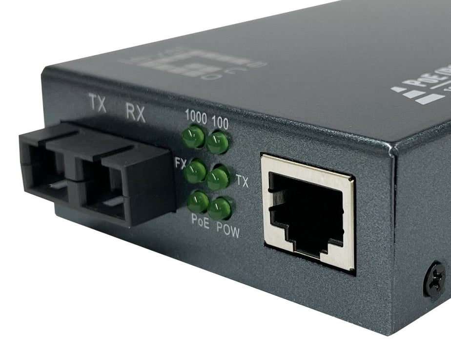 Levelone Convertidor Gvt-2014 10 100 1000t>Rj45 To Sc Sm Pse