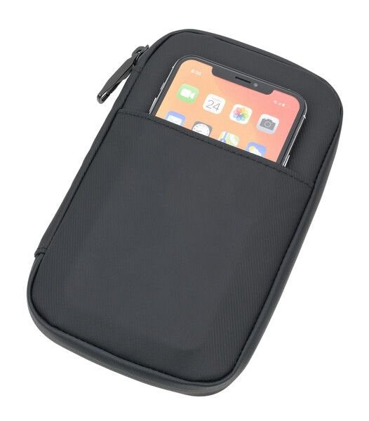 EAN 4024023022319 - TROIKA BLACK TECH TRAVELLER organizador personal Poliéster, Poliuretano (PU), Lona alquitranada Negro imagen 2
