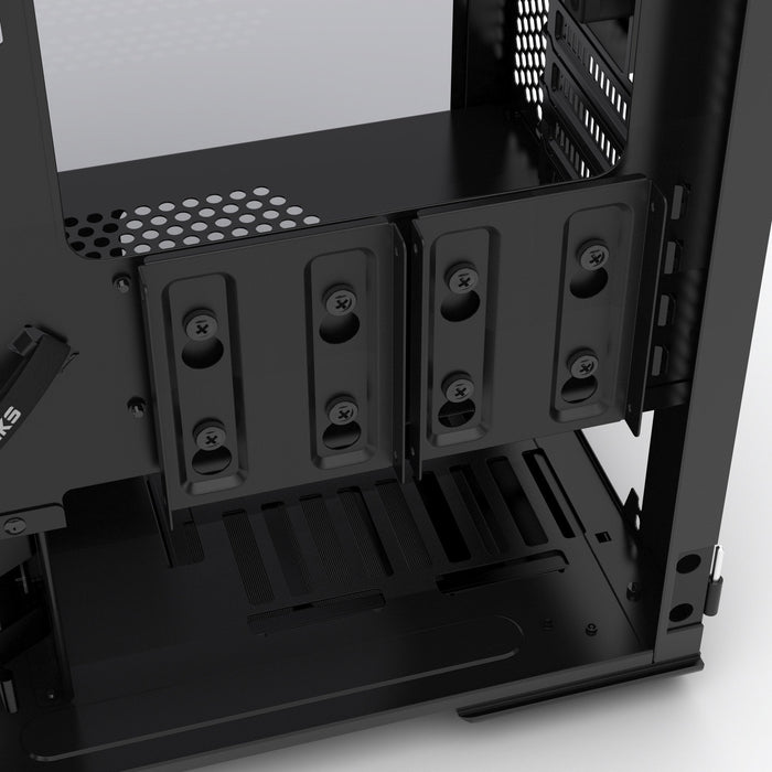 Caja Tour Micro Atx Phanteks Enthoo Evolv  Con Paneles De Cristal (Negro)