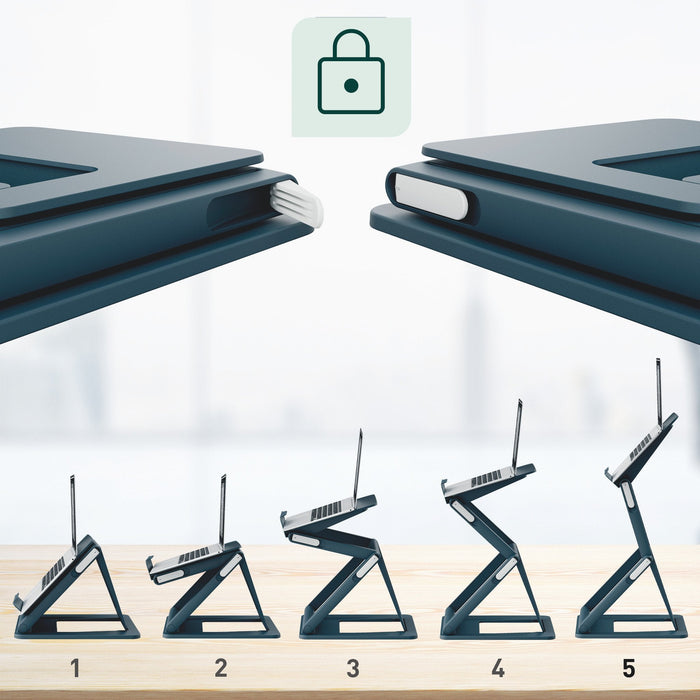 Leitz Sit-Stand Laptop Stand 2-In-1 For Desks