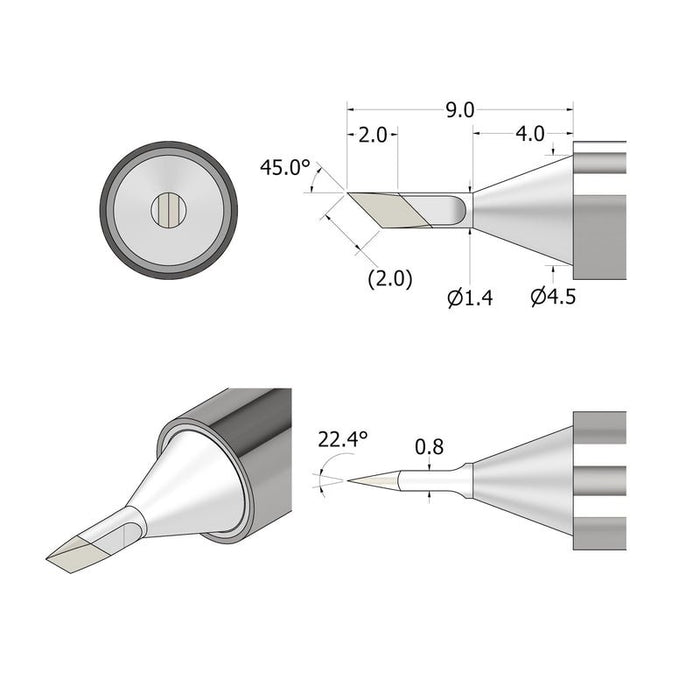 EAN 0810140230256 - iFixit IF145-842-1 Accesorio para estaciones de soldadura / soldadores 1 pieza(s) Punta de soldadura imagen 3
