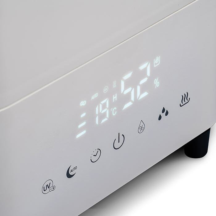 Humidificador Meaco Deluxe 202  Ultrasónico De Alta Gama Con Purificador De Aire Integrado, Humidificador Silencioso Para Dormitorio, Oficina Y Hogar, Control De Humedad Y Bajo Consumo