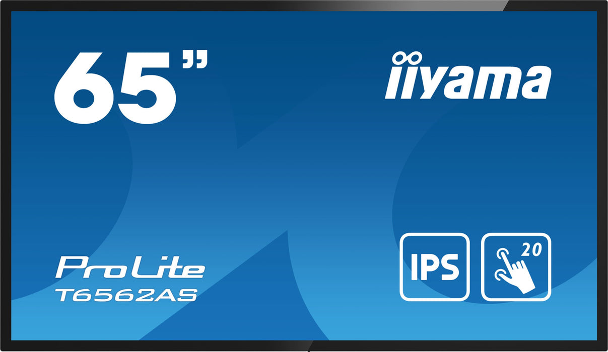 EAN 4948570120482 - iiyama T6562AS-B1 pantalla de señalización Panel plano interactivo 163,8 cm (64.5") LED 500 cd / m² 4K Ul imagen 2