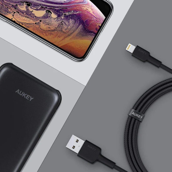 EAN 5902666661562 - AUKEY CB-AL05 cable de conector Lightning 1 m Negro imagen 3