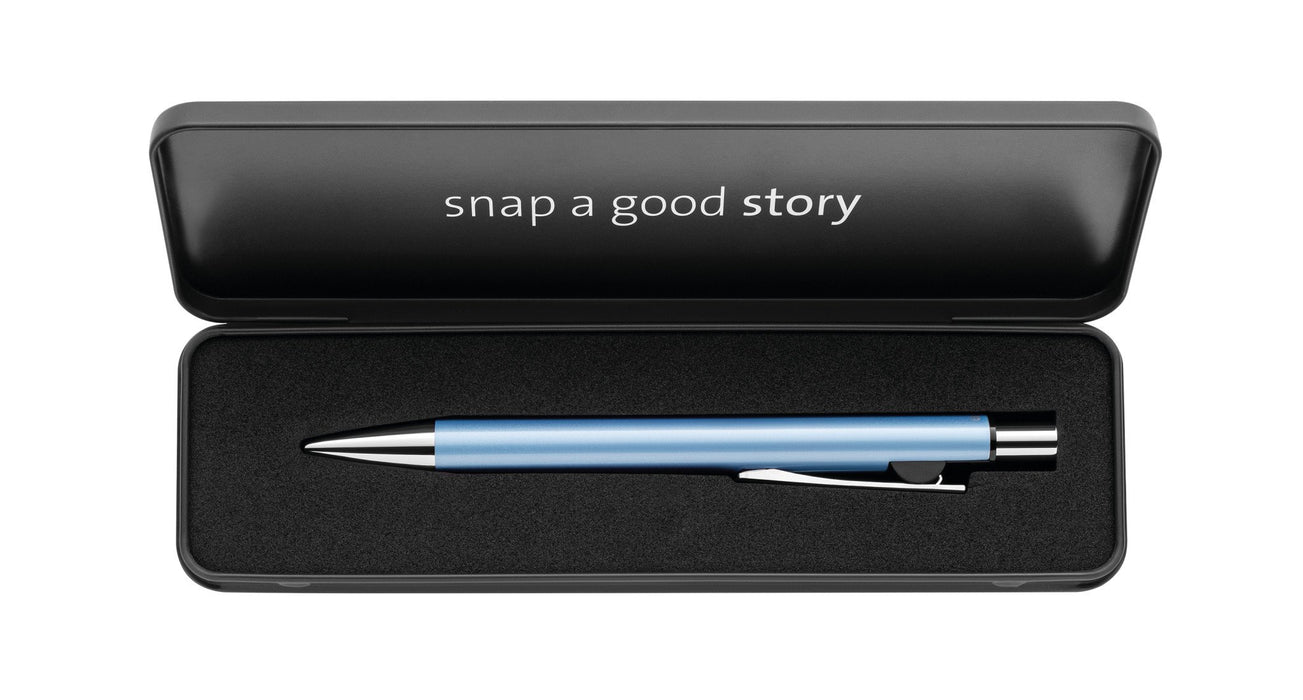 EAN 4012700821270 - Pelikan Kugelschreiber Snap Metalic K10 Frostblau im Etui Azul Bolígrafo de punta retráctil con pulsador  imagen 7