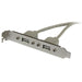 EAN 0065030778886 - StarTech.com USBPLATE cambiador de género para cable 2 x IDC 2 x USB A Plata imagen 3