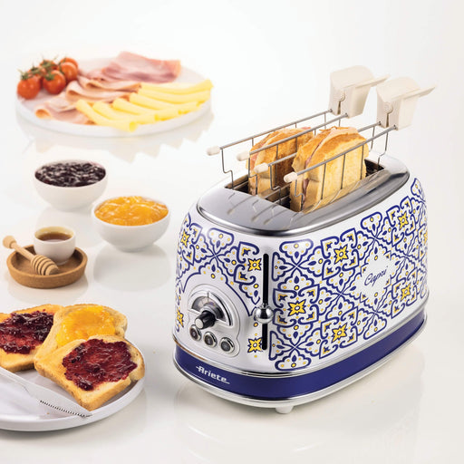 EAN 8003705122901 - Ariete 0155/0C 6 2 rebanada(s) 810 W Blanco, Azul claro imagen 2