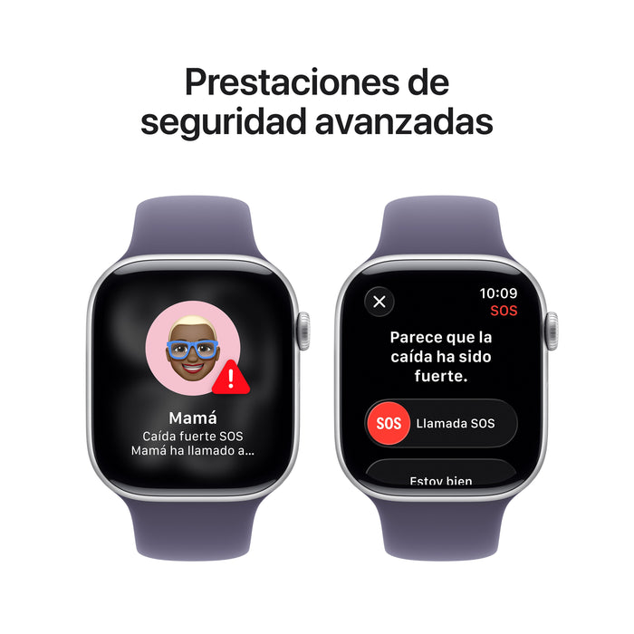 EAN 0195950464474 - Apple Watch Series 11 OLED 46 mm Digital 416 x 496 Pixeles Pantalla táctil Plata Wifi GPS (satélite) imagen 6