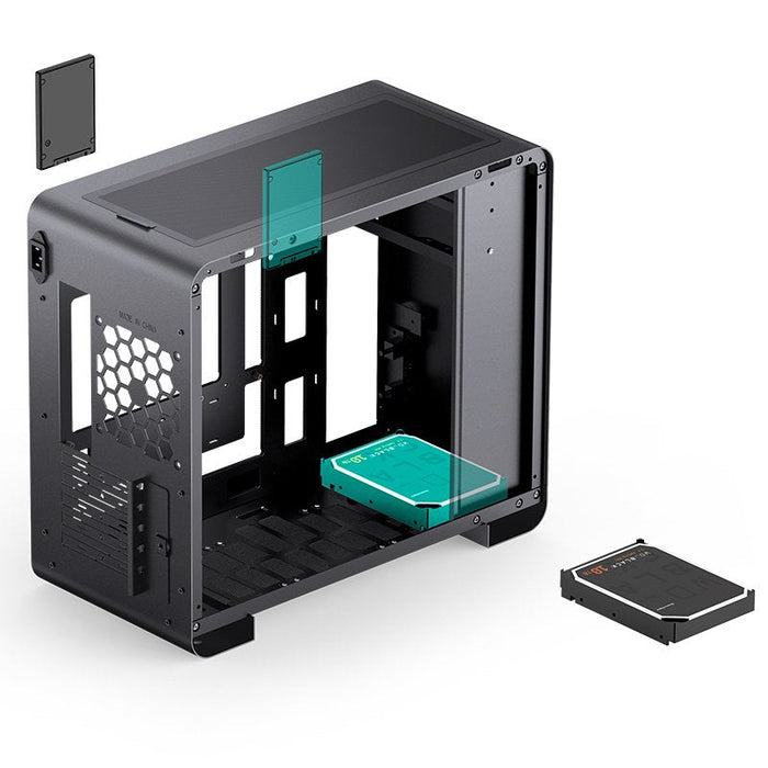 Jonsbo U4 Mini Mesh Micro-Atx-Gehäuse - Negro