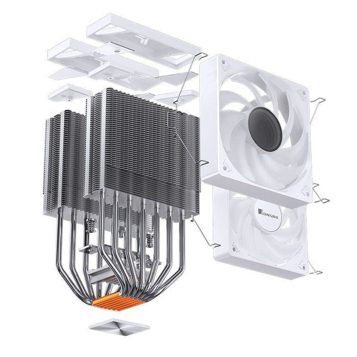 Jonsbo Cr-3000 Cpu-Kühler, Argb - Blanco