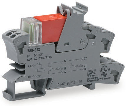 Wago 788-312 Relaismodul, Eingangsnennspannung Dc 24 V