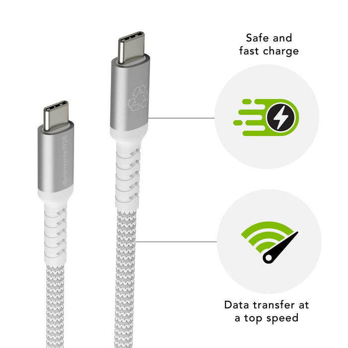 EAN 5711428071200 - dbramante1928 CB25CCGR7120 cable USB USB 2.0 2,5 m USB C Blanco imagen 4