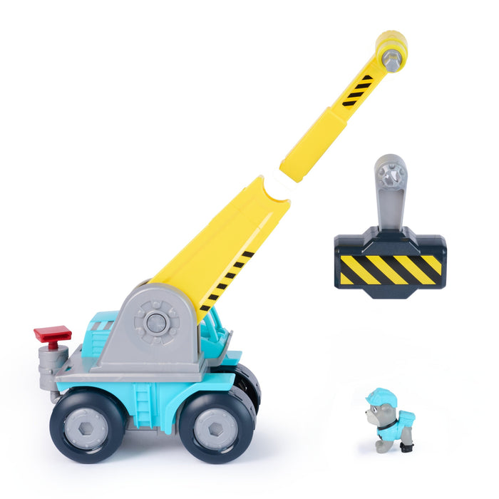 Spinmaster Rubble & Crew - Motors Mega-Hammer-Construcción Vehículo Con Motor-Figur (Con Baggerschaufel, Schweissbrenner, Schraubenzieher, Llave Y Rubble Hundefigur) 6074960