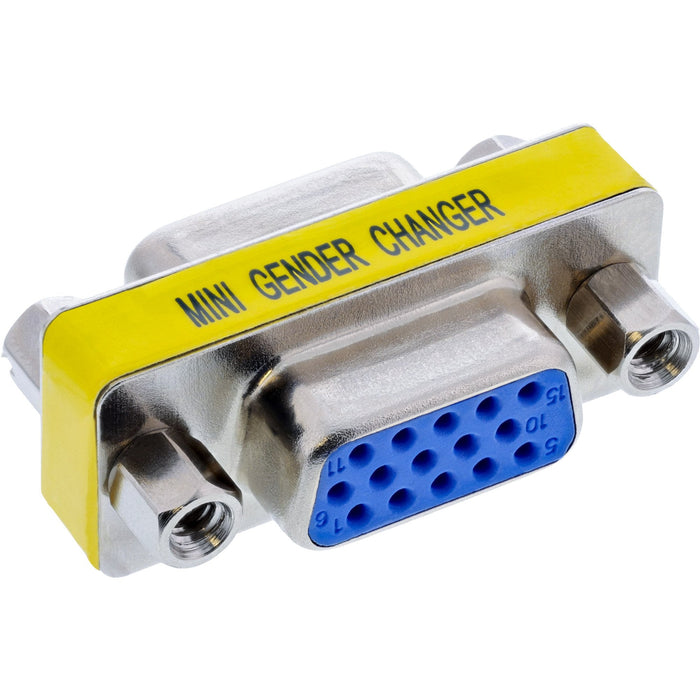 Adaptador Inline Db15 Hd Vga/S-Vga Hembra A Hembra