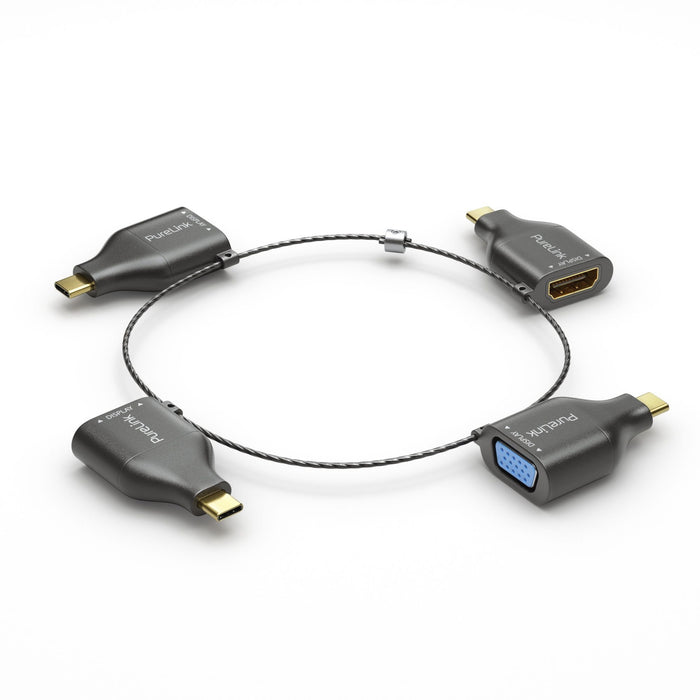 EAN 4251364723579 - PureLink IQ-AR300 cambiador de género para cable 4 x USB Type-C DisplayPort + Mini DisplayPort + HDMI + V imagen 1