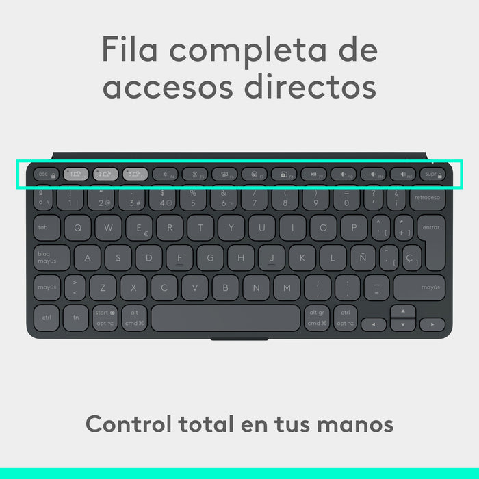 EAN 5099206125773 - Logitech 920-012973 teclado para móvil QWERTY Español Bluetooth Grafito imagen 19