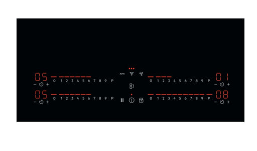 EAN 7332543819454 - AEG CCE84543CB hobs Negro Integrado 77 cm Con placa de inducción 4 zona(s) Campana integrada imagen 2