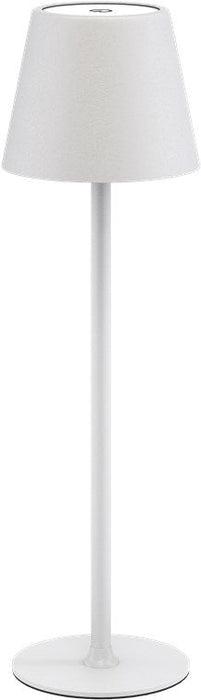 Lámpara De Mesa Led Inalámbrica, Tamaño M, 37 Cm, Blanca 
Con Control Táctil, 170 Lm, Luz Blanca Cálida (3000 K) Regulable