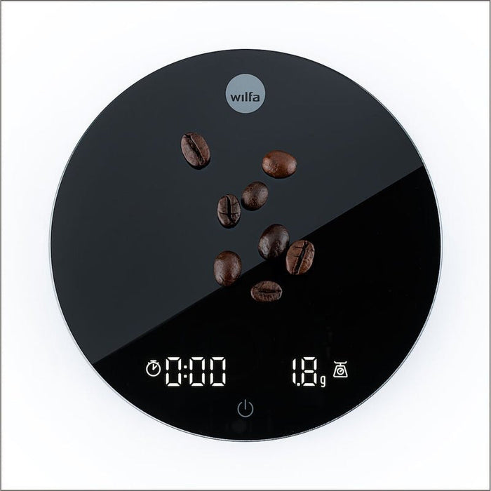 Wilfa Präzisions-Küchenwaage Uni (Negro, Bis 2 Kg, Timer, Usb-C) 605928