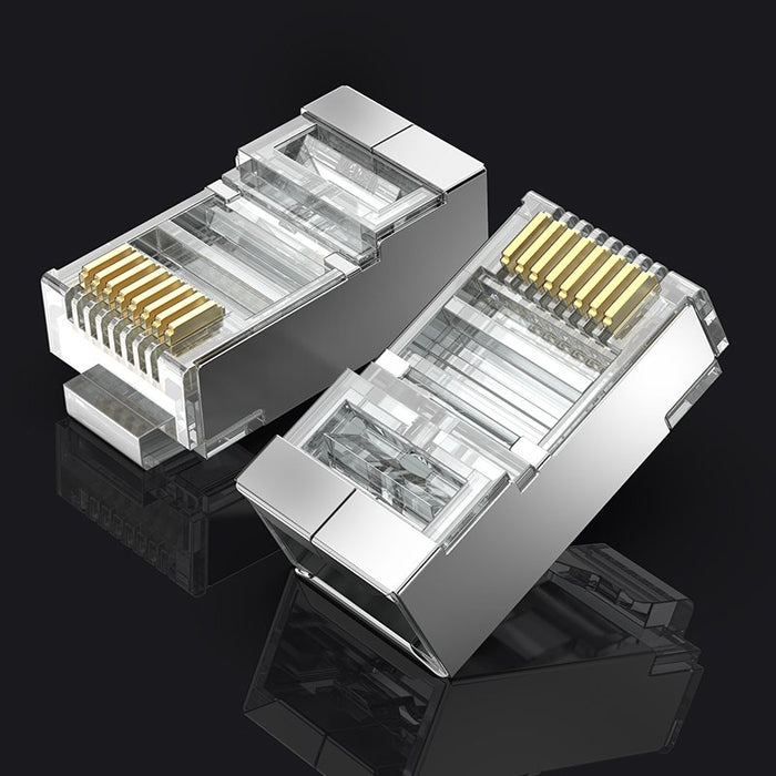 EAN 6922794744172 - Vention IDCR0-100 conector RJ-45 Plata, Transparente imagen 3