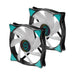 EAN 1230000071611 - Iceberg Thermal IceGALE ARGB Carcasa del ordenador Ventilador 14 cm Negro 2 pieza(s) imagen 1