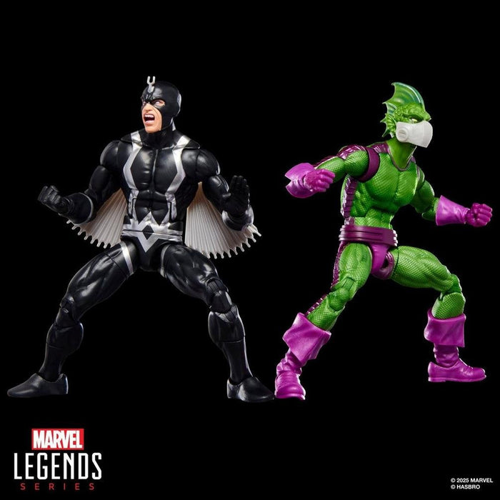 Figuras Blister 2  Black Bolt & Triton Inhumanos Marvel Legends Series 15cm