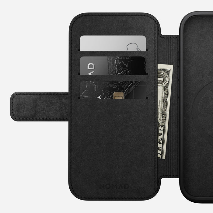 Nomad Modern Leather Folio Iphone 16 Pro Brown