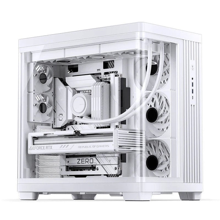 Caja Pc Jonsbo Tk-4 Midi-Tower, Atx, Tempered Glass - Blanco