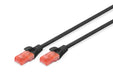 EAN 4016032387558 - Digitus DK-1617-0025/BL cable de red Negro 0,25 m Cat6 U/UTP (UTP) imagen 2