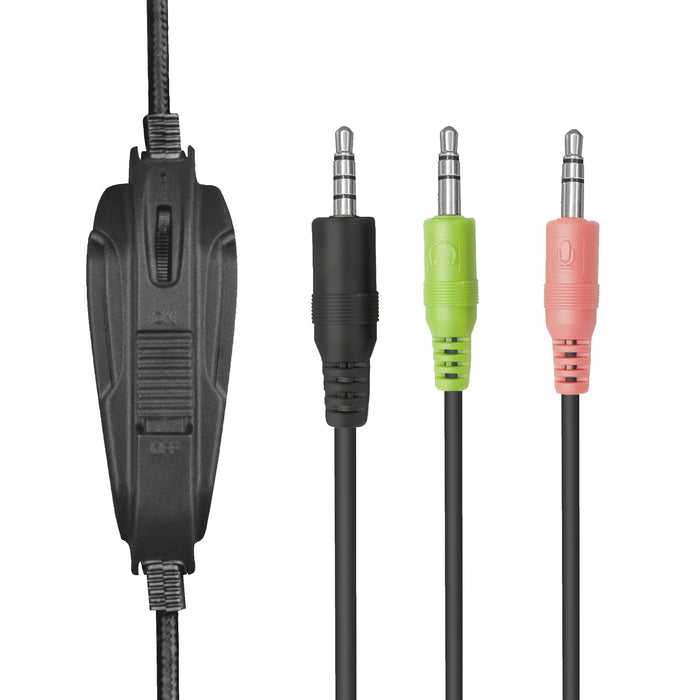 Trust Auriculares Gaming Gxt 307 Ravu Microfono Plegable Y Corto Diadema Ajustable Cable 2m Para Consolas 22450